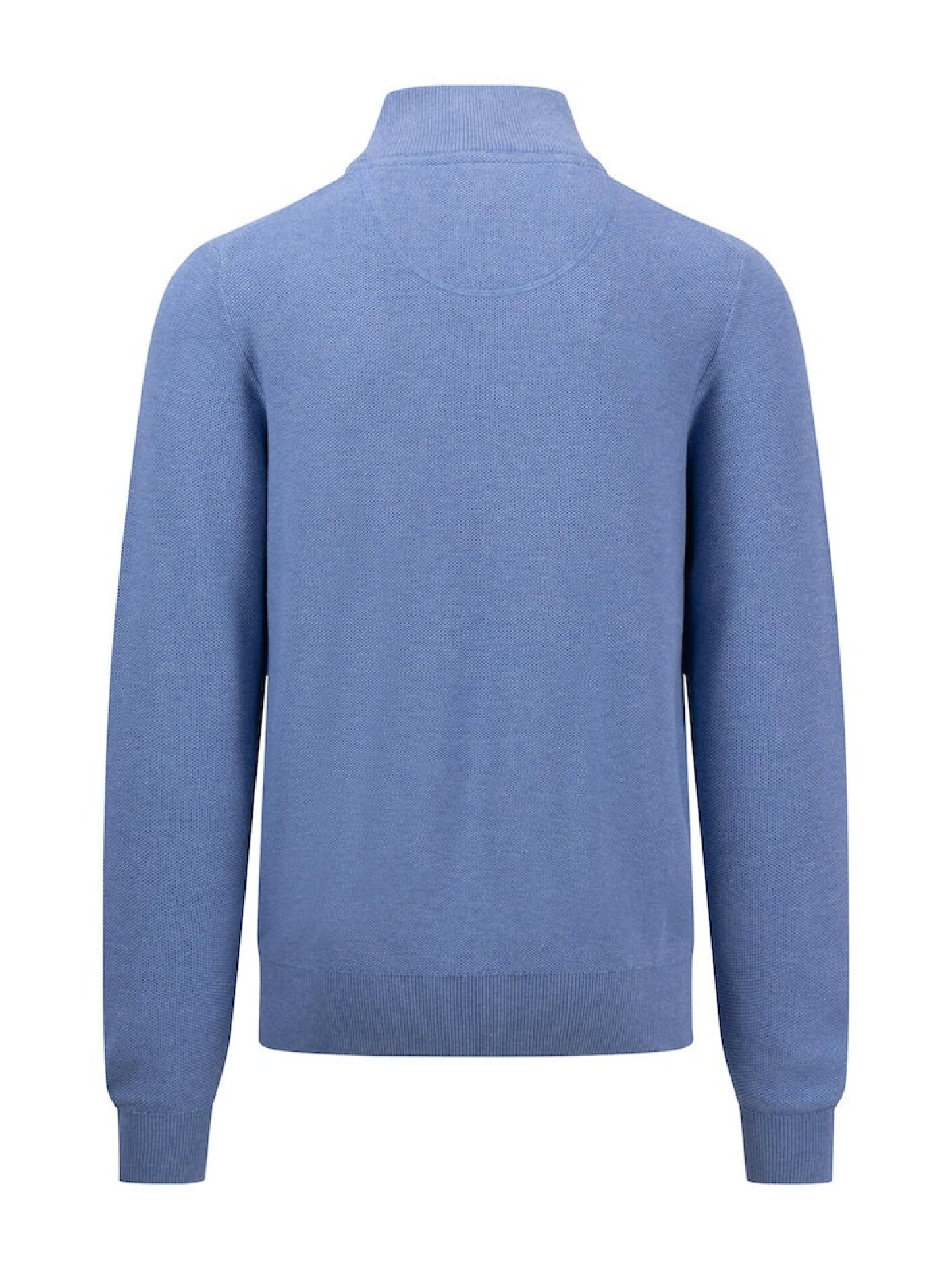 FYNCH-HATTON Maglione Uomo Con Zip Intera - Cotone Premium - Colore Viola - Taglia 3XL