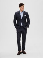 SELECTED - SLHSLIM-OASIS LINEN NAVY CHK B