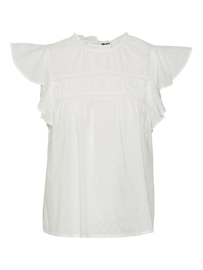 VERO MODA - VMTRINE SL LACE TOP WVN GA NOO