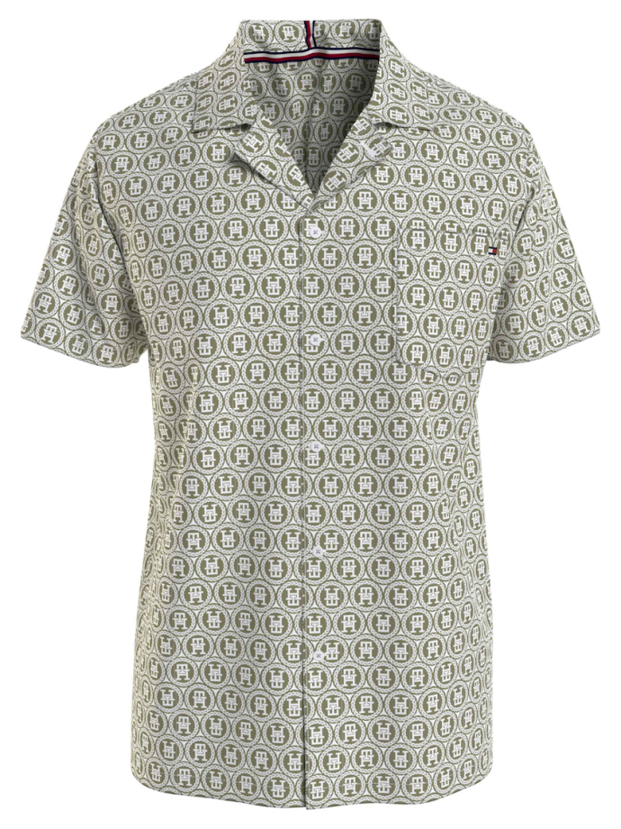 TOMMY HILFIGER - SS WOVEN PJ SHIRT,