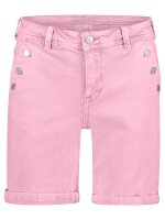 RED BUTTON - Bibette short coloured denim