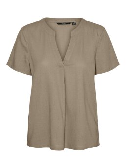 VERO MODA - VMMYMILO SS V-NECK TOP WVN GA