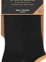 YSABEL MORA - BREATHABLE NO-SHOW SOCKS 3 PAC
