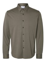 SELECTED - SLHSLIM-JERSEY SHIRT LS NOOS