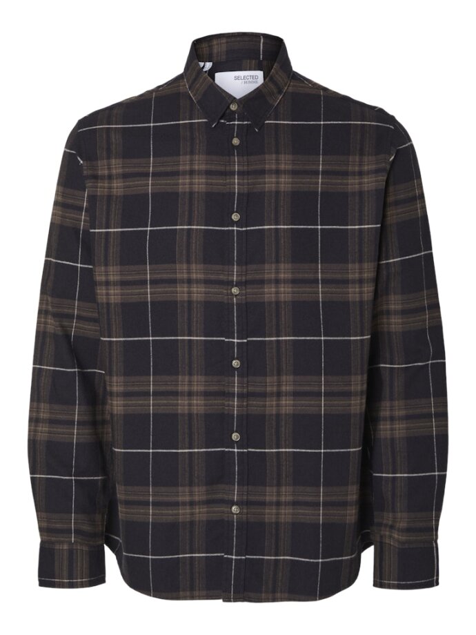 SELECTED - SLHSLIMOWEN-FLANNEL SHIRT LS N