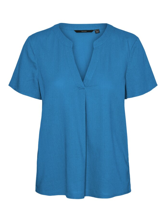 VERO MODA - VMMYMILO SS V-NECK TOP WVN GA