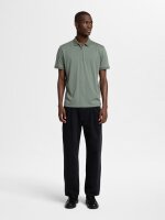 SELECTED - SLHFAVE ZIP SS POLO NOOS
