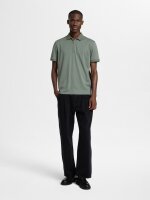 SELECTED - SLHFAVE ZIP SS POLO NOOS