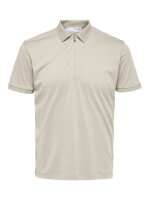 SELECTED - SLHFAVE ZIP SS POLO NOOS
