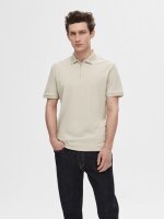 SELECTED - SLHFAVE ZIP SS POLO NOOS