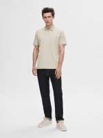 SELECTED - SLHFAVE ZIP SS POLO NOOS
