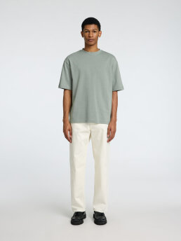 SELECTED - SLHLOOSEOSCAR SS O-NECK TEE NO