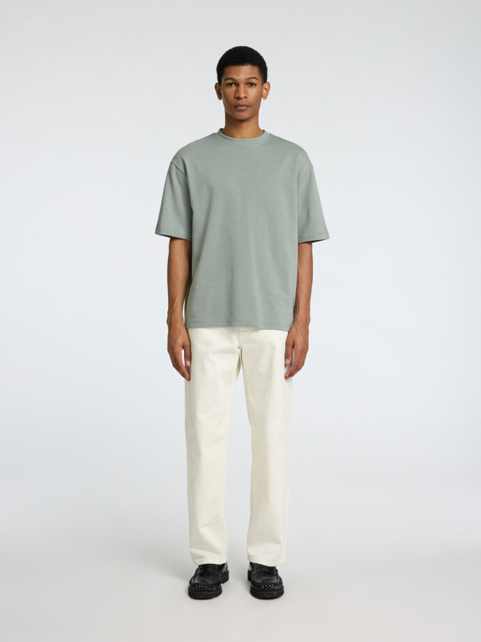 SELECTED - SLHLOOSEOSCAR SS O-NECK TEE NO