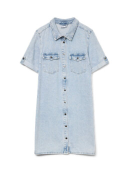 VERO MODA - VMJENNIE SS SHORT DENIM DRESS