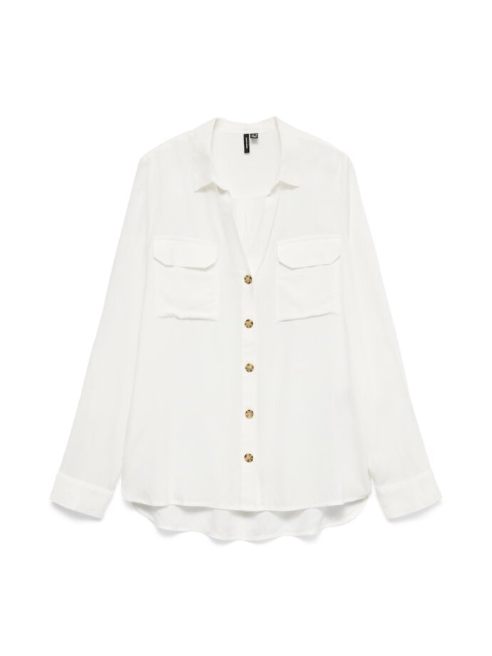 VERO MODA - VMBUMPY L/S SHIRT NEW WVN GA N