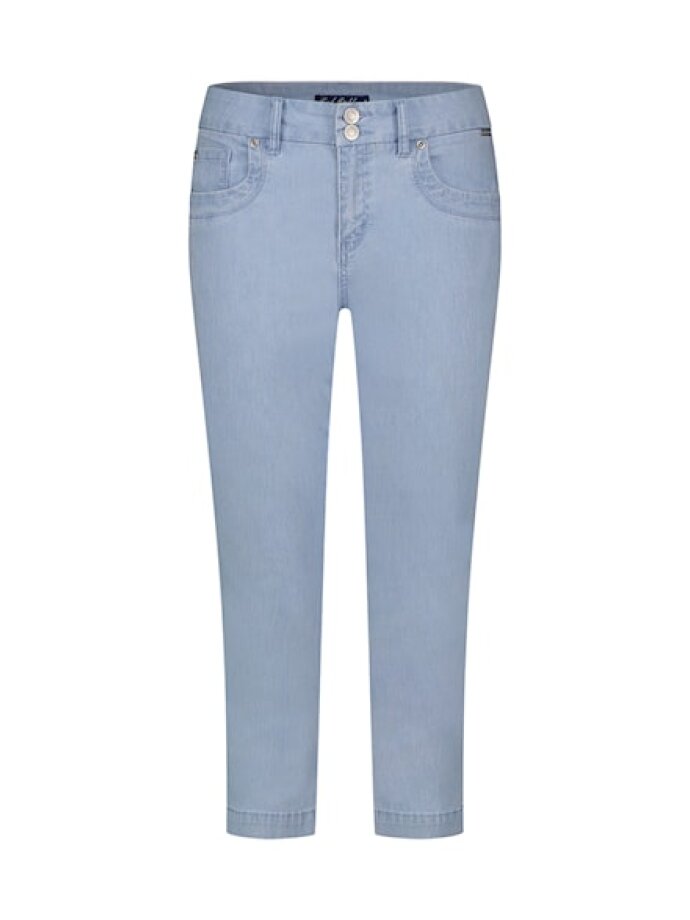 RED BUTTON - Romy fancy chambray