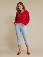 RED BUTTON - Romy fancy chambray