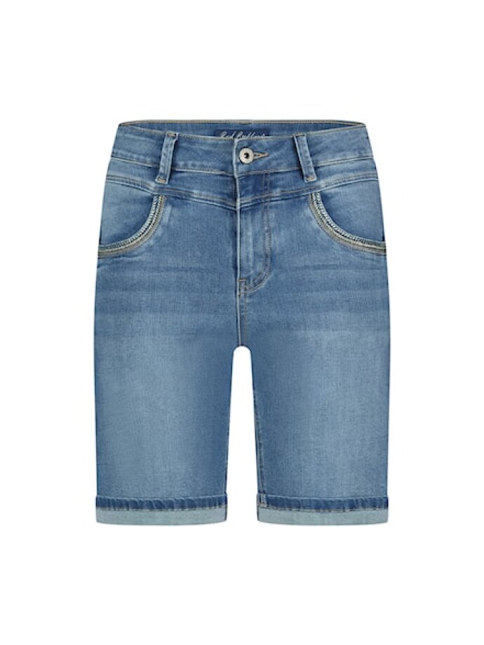 RED BUTTON - Sienna short & embroidery ston