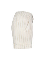 RED BUTTON - Cleo short cotton linen stripe