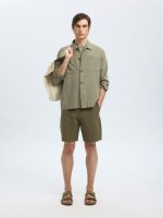 SELECTED - SLHREGULAR-KARL SEERSUCKER SHO