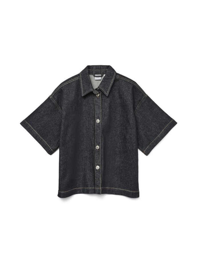 VERO MODA - VMTESSA SS LOOSE DENIM SHIRT