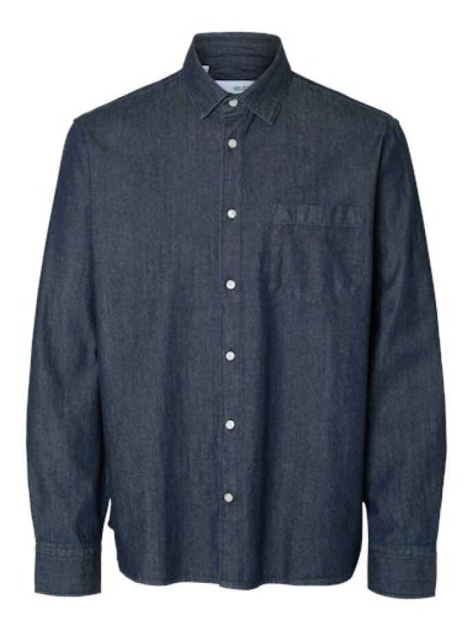 SELECTED - SLHREGCARLO DENIM LS SHIRT