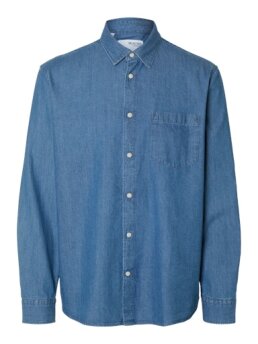 SELECTED - SLHREGCARLO DENIM LS SHIRT