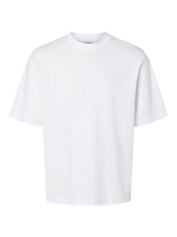 SELECTED - SLHLOOSEOSCAR SS O-NECK TEE NO