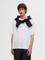 SELECTED - SLHLOOSEOSCAR SS O-NECK TEE NO