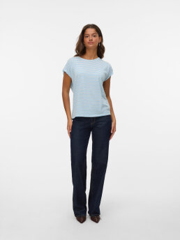 VERO MODA - VMAVA SS TOP STRIPE JRS NOOS