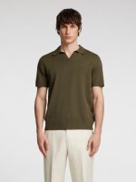 SELECTED - SLHTELLER SS KNIT POLO NOOS