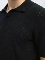 SELECTED - SLHTELLER SS KNIT POLO NOOSSLH