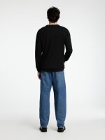 SELECTED - SLHTRAY LS KNIT MERINO CREW