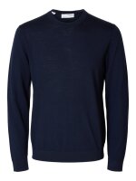 SELECTED - SLHTRAY LS KNIT MERINO CREW