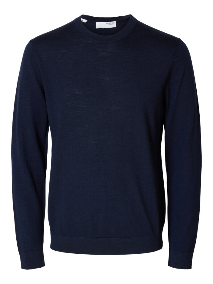 SELECTED - SLHTRAY LS KNIT MERINO CREW