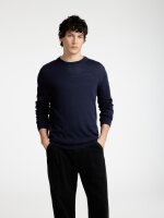 SELECTED - SLHTRAY LS KNIT MERINO CREW