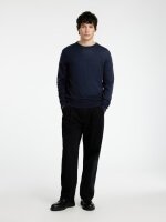 SELECTED - SLHTRAY LS KNIT MERINO CREW