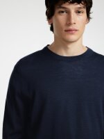 SELECTED - SLHTRAY LS KNIT MERINO CREW