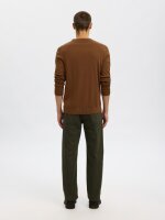 SELECTED - SLHTRAY LS KNIT MERINO CREW
