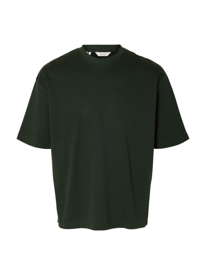 SELECTED - SLHLOOSEOSCAR SS O-NECK TEE NO