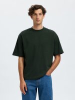 SELECTED - SLHLOOSEOSCAR SS O-NECK TEE NO