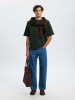 SELECTED - SLHLOOSEOSCAR SS O-NECK TEE NO
