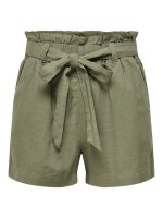 JDY - JDYSAY MW LINEN BELT SHORTS