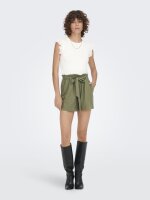 JDY - JDYSAY MW LINEN BELT SHORTS