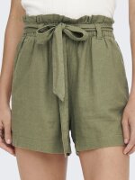 JDY - JDYSAY MW LINEN BELT SHORTS