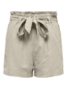 JDY - JDYSAY MW LINEN BELT SHORTS