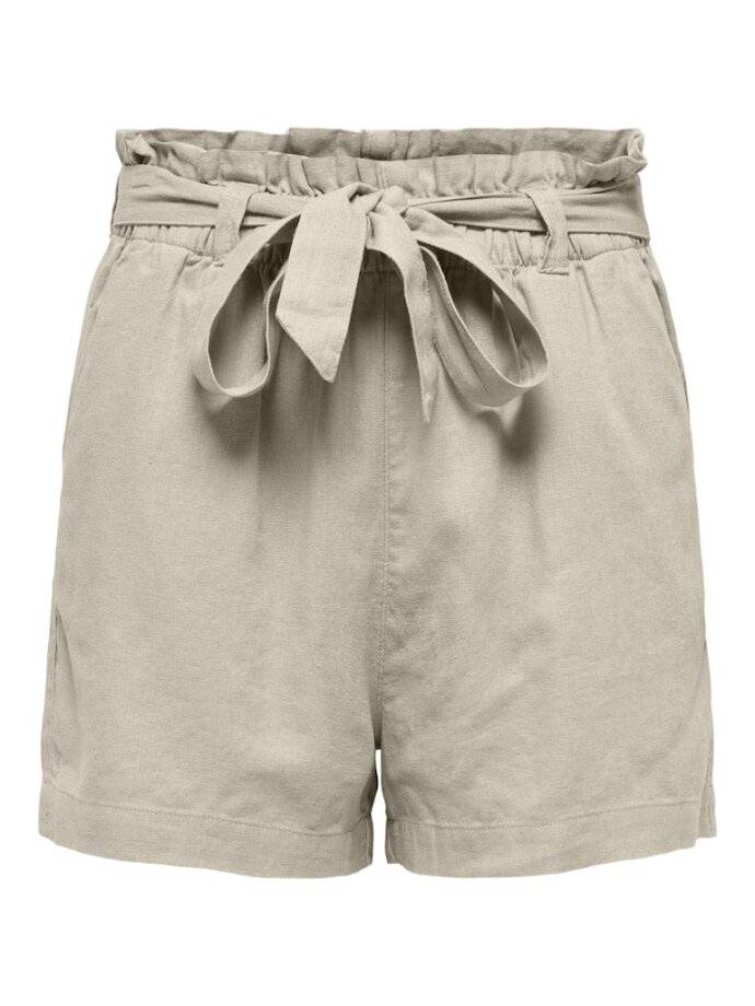JDY - JDYSAY MW LINEN BELT SHORTS