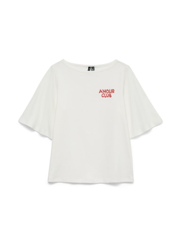 VERO MODA - VMLESLEY 2/4 O-NECK T-SHIRT