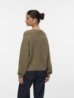 VERO MODA - VMBOOM STRUCTURE LS O-NECK TIE