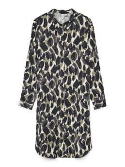VERO MODA - VMFANINI L/S BLK SHIRT DRESS